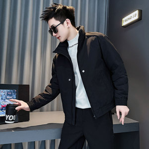 CF141-P138 控178 社会小伙店主风棉衣外套潮流棉服男 黑1图片