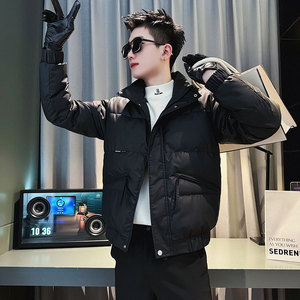 CF102-P138 控178 社会小伙店主风立领棉衣外套潮流棉服男 卡2图片