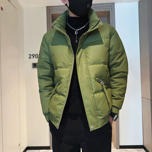 CF102-P138 控178 社会小伙店主风立领棉衣外套潮流棉服男 黑3图片