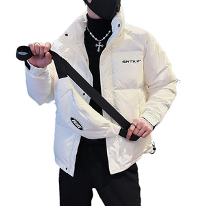 CF76-P148 控198 社会小伙ins衣外套修身送包包服男 黑3图片
