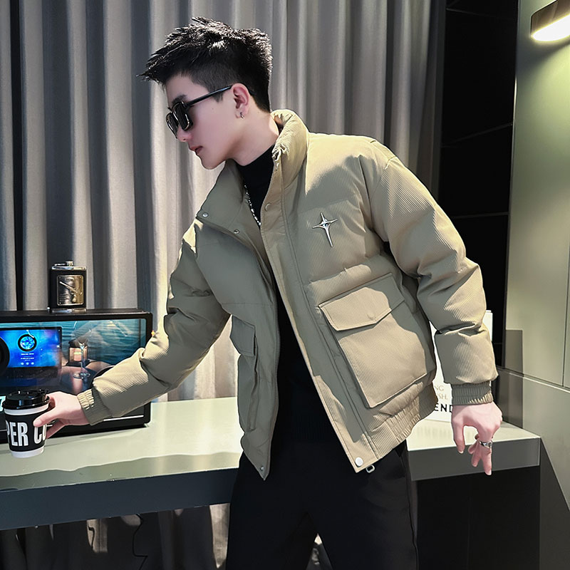 CF98-P138控178社会小伙立领棉衣外套潮流棉服男卡1,男装棉衣,电商A343