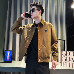 JK152-P98 控138  春季新款社会小伙潮夹克男外套 卡1图片