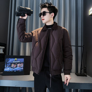 CF137-P138 控178 社会小伙店主风棉衣外套潮流棉服男 黄图片