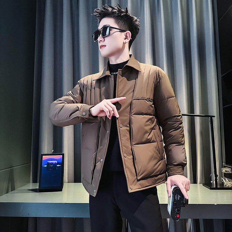 CF130-P138控178社会小伙店主风棉衣外套潮流棉服男黑1,男装棉衣,电商A343