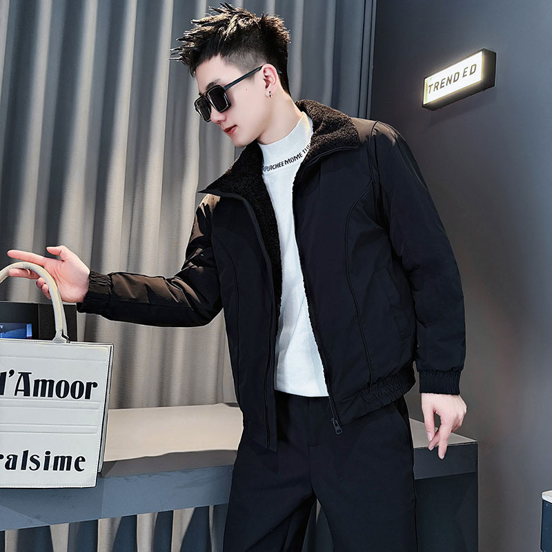 CF140-P138控178社会小伙店主风棉衣外套潮流棉服男咖,男装棉衣,电商A343