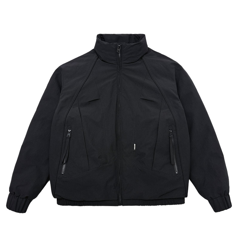 CF154-P138控178社会小伙点店主风棉衣外套潮流棉服男棉袄黑,男装棉衣,电商A343
