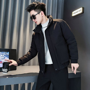 CF146-P138 控178 社会小伙店主风棉衣外套潮流棉服男 黑色图片