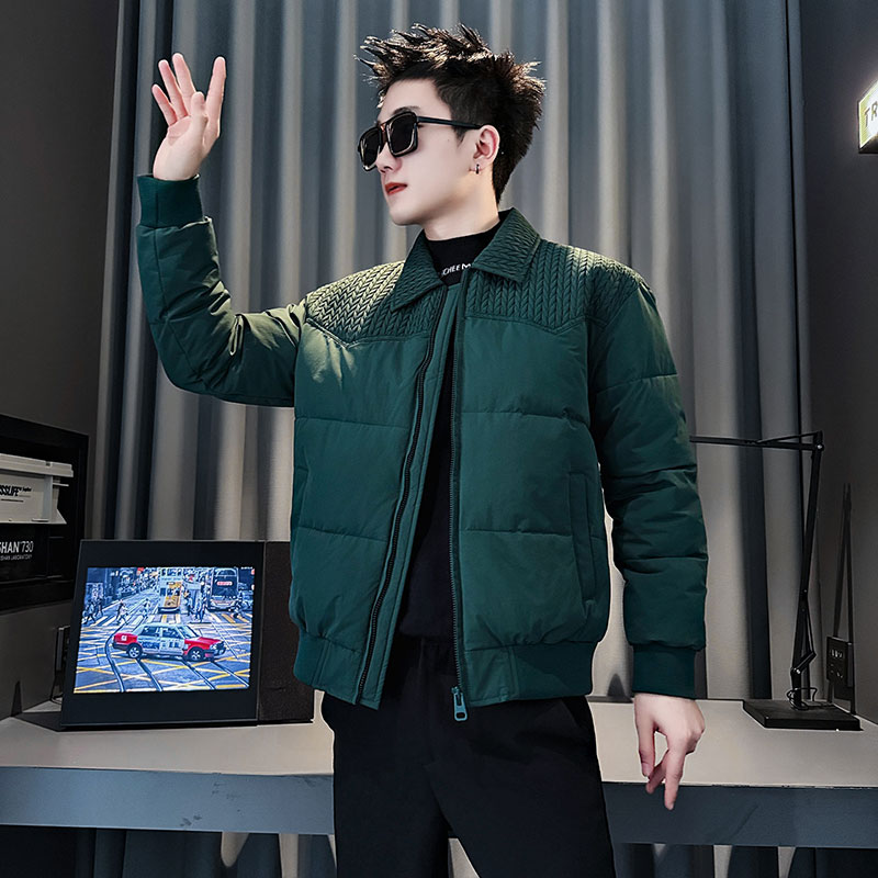 CF139-P138控178社会小伙店主风棉衣外套潮流棉服男咖,男装棉衣,电商A343