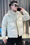 CF87-P148控198社会小伙假两件羽绒衣外套潮流羽绒服男黑1，男装羽绒服，电商A343