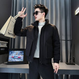 CF146-P138控178社会小伙店主风棉衣外套潮流棉服男橘红，男装棉衣，电商A343