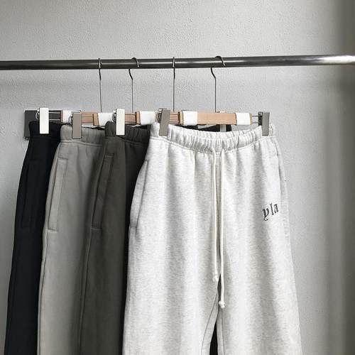 Morningoolala YLA裤王 秋冬薄绒运动休闲健身直筒长裤 男女同款