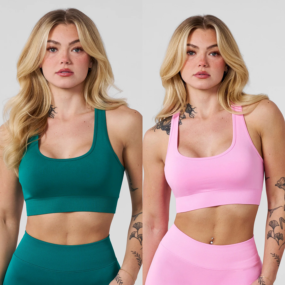 Morningoolala Legacy Seamless Bra 带胸垫运动瑜伽健身文胸美背