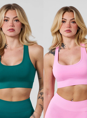 Morningoolala Legacy Seamless Bra 带胸垫运动瑜伽健身文胸美背