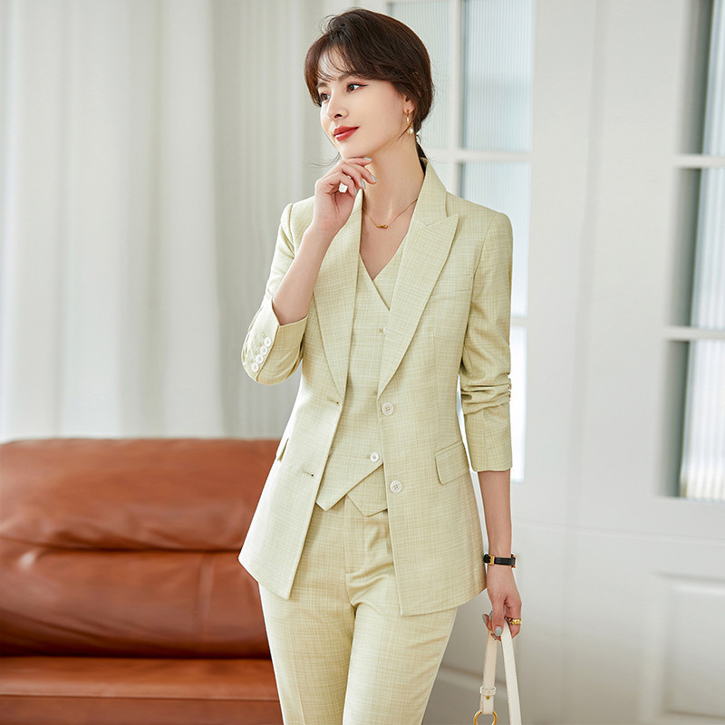 工作服套装女2026春秋新款时尚气质职业西装外套商务酒店经理制服