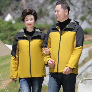 户外加厚保暖棉服男防风加棉冲锋衣质感外套情侣冬款棉衣8828P75图片