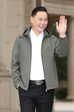 中年男士春秋季可拆卸连帽夹克衫宽松休闲上衣爸爸外套2405P75，男装夹克，星座1010A-1