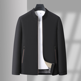 秋季中年男士立领夹克衫休闲中老年人春秋薄款爸爸装外套B06P45，男装夹克，星座1010A-1