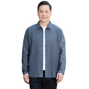 中老年男士防晒夹克爸爸装夏季休闲宽松外套爷爷皮肤衣服5801P90图片