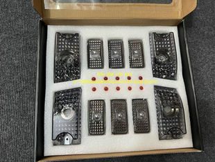 悍马H2 示廓灯 车顶灯 装饰灯 改装车顶灯 熏黑色 H2专车专用车灯