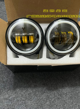 悍马H2 悍马H3 前雾灯 转向灯 透视灯 黄色灯光 改装升级LED雾灯