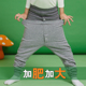 儿童打底绒裤 胖男童加肥加大保暖裤 中大童加绒加厚胖童棉裤 子秋冬