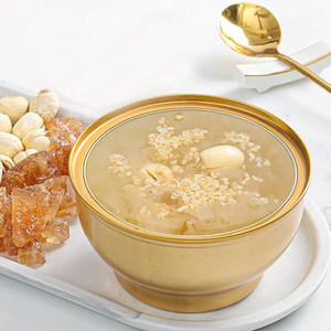 绿帝鲜炖银耳羹藜麦红豆开盖即食速食下午茶办公室代餐260g×6碗