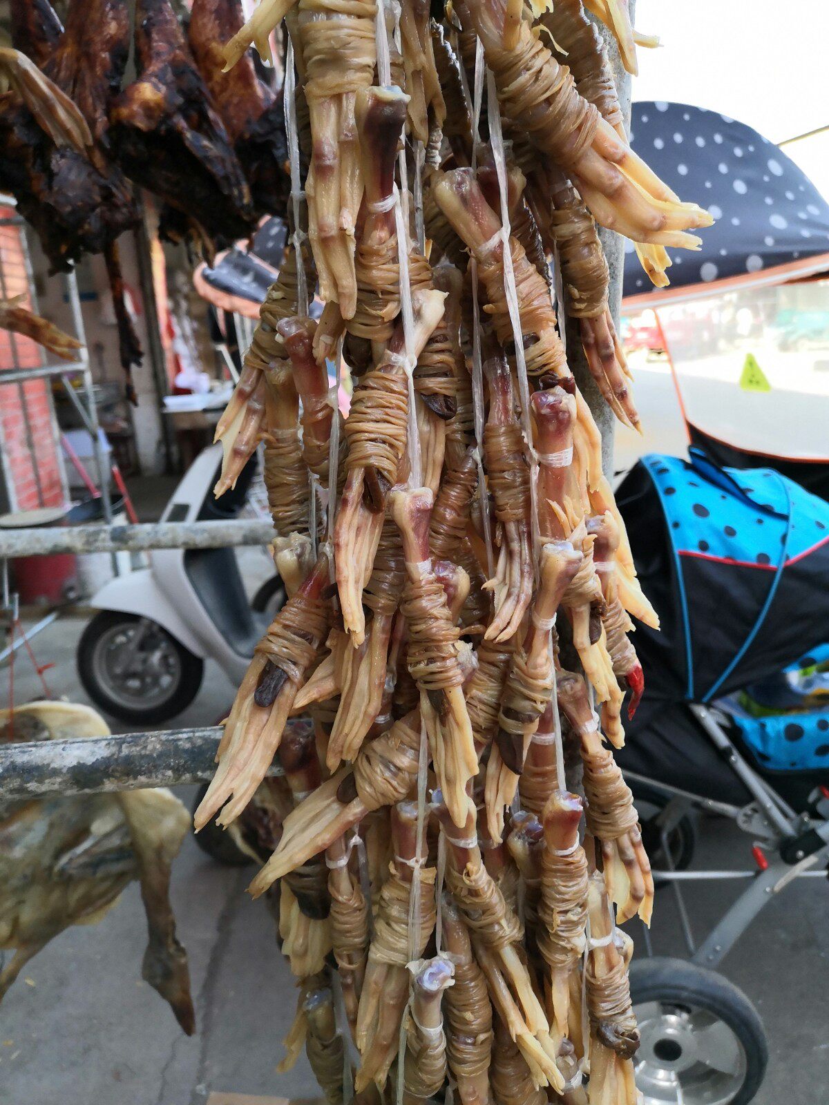 安徽特产 咸货腊味鸭脚包10个