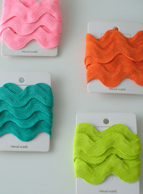 Summer Vol.2 大码复古水波纹织带 涤纶花边编织辅料 Cottontime