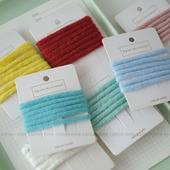 Summer 服装 NEW 8mm 彩色多巴胺空心圆绳毛线编织绳 装 饰辅料