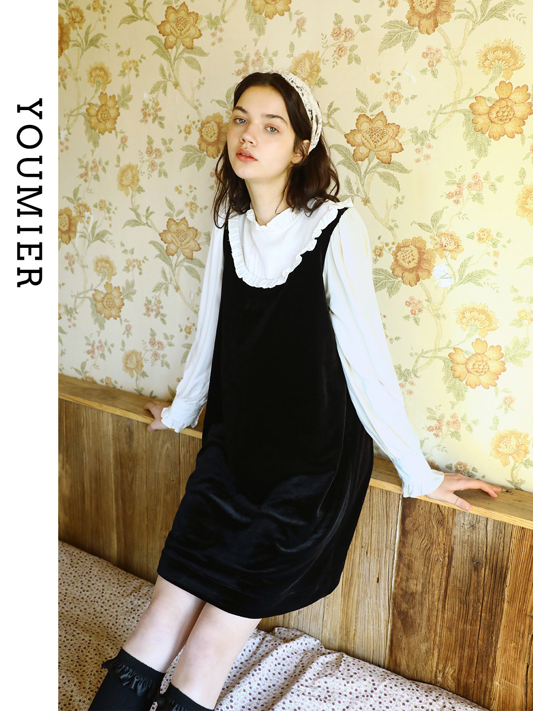 YOUMIL MATERNITY AUTUMN CLOTHES NEW PREGNANT WOMEN STITCHING SKIRT A-LINE DRESS SMALL FRAGRANCE WIND MATERNITY SKIRT LOOSE