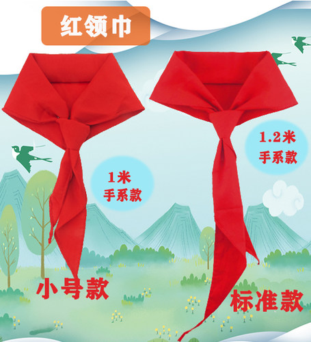 红领巾少先队员初中生小学生