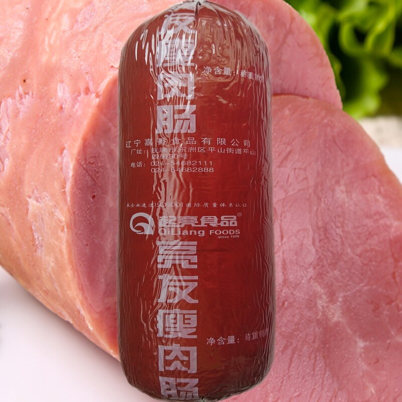 包邮东北抚顺特产食品起亮亮友瘦肉肠约1950g欧式火腿香肠巨型粗1