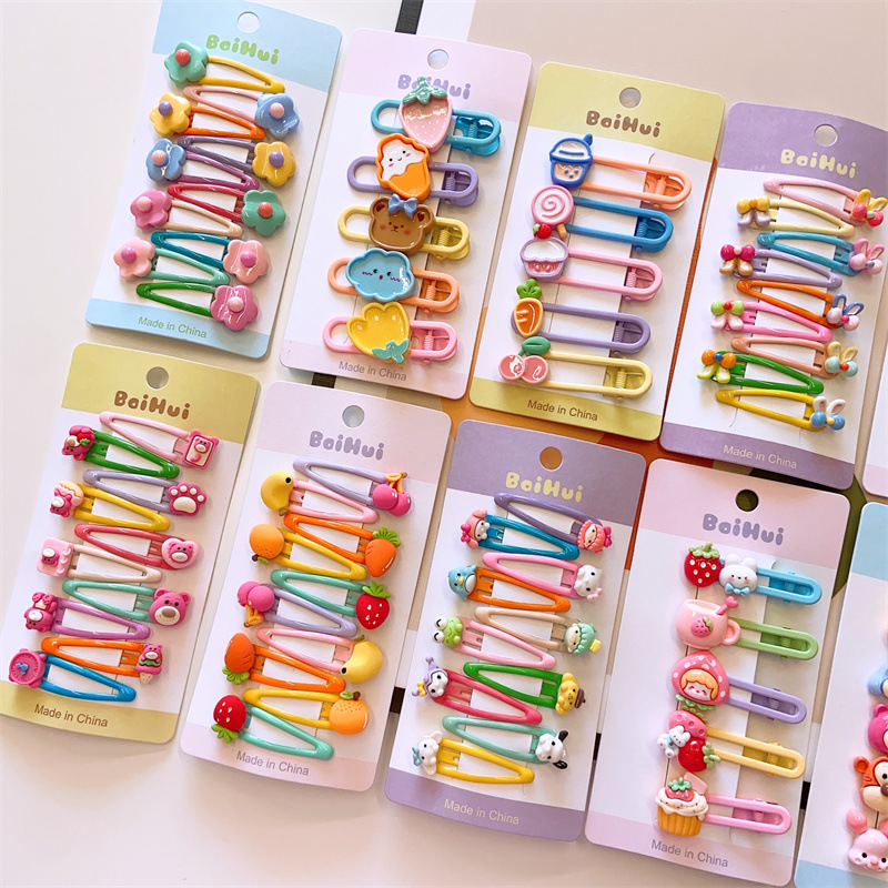 儿童ins花朵领结造型BB夹