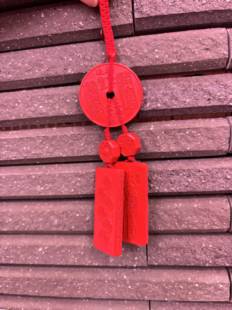 高含量朱砂一顺百顺福满满钥匙扣挂件家里挂件