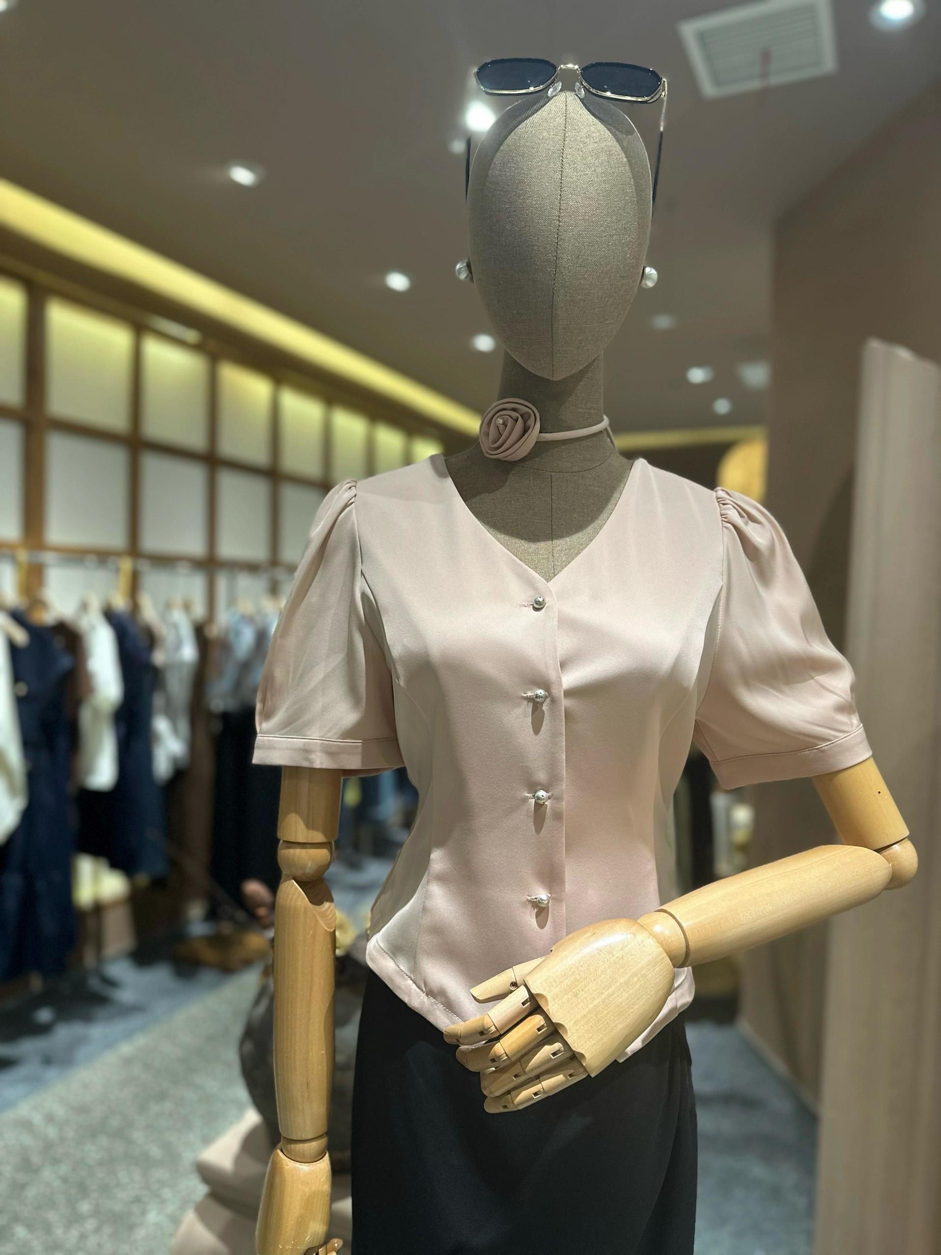 商场专柜正品AIVEI AIVEI 2025春夏新款法式简约衬衫