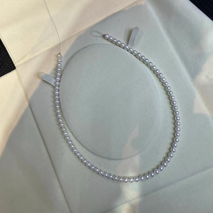 潮流 时尚 5.5 6mm极光媲美小澳白即视感天然珍珠项链