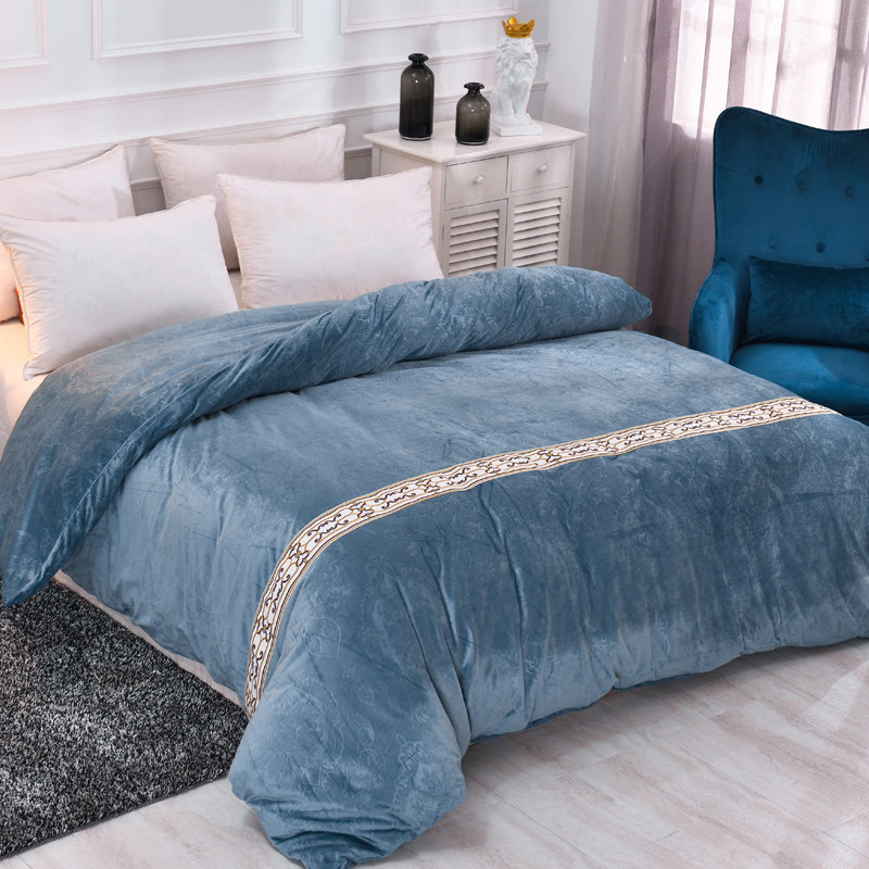 冬季珊瑚绒被套单件冬天双面绒法兰绒学生宿舍单人被罩双人加绒厚|ruв категории постельные принадлежности, одеяло - от Buy2taobao.com для оказания профессиональной услуги покупки агента Taobao