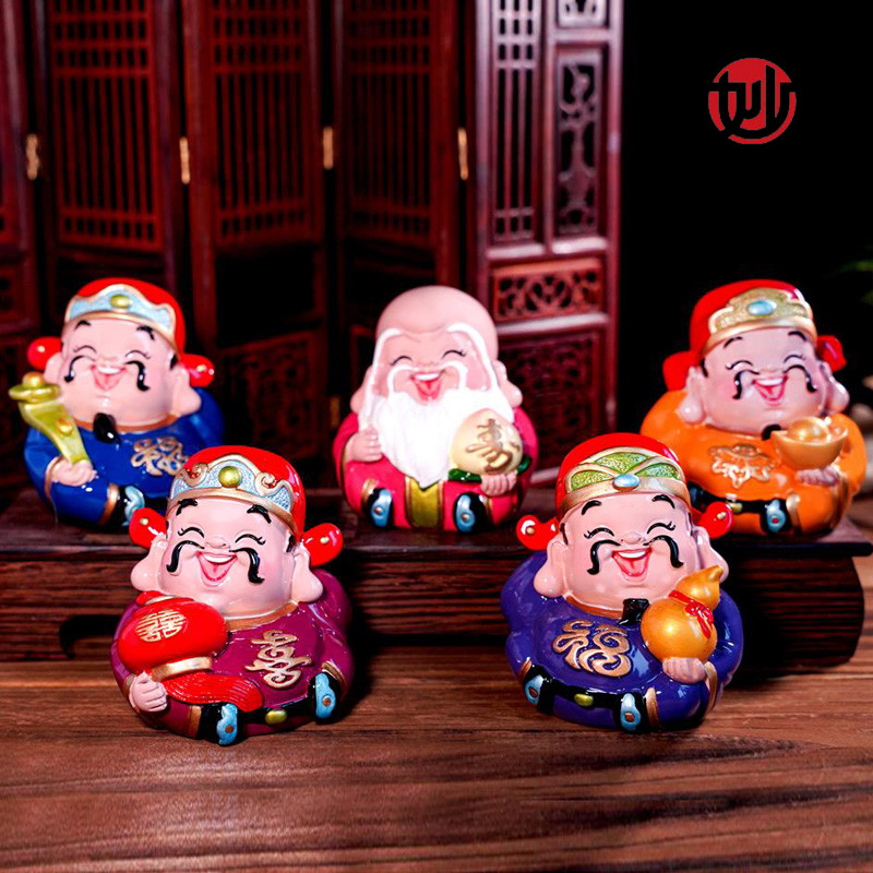 福禄寿喜神仙手办保平安小摆件
