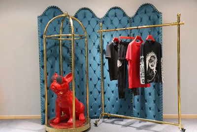 橱窗展示专卖店手工制作直播折叠