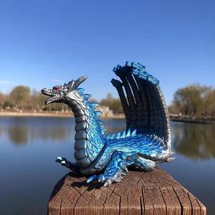 仿真软胶地帝怪兽关节可动九头龙泰坦巨兽大号手办模型雪魔玩具男