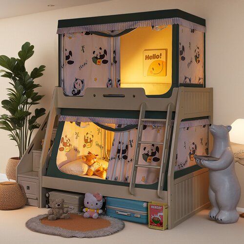 遮光铁艺烤漆方帐防摔儿童蚊帐