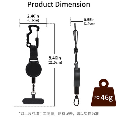 跨境爆款Retractable Anti-Theft Phone Holder 可伸缩防盗手机扣