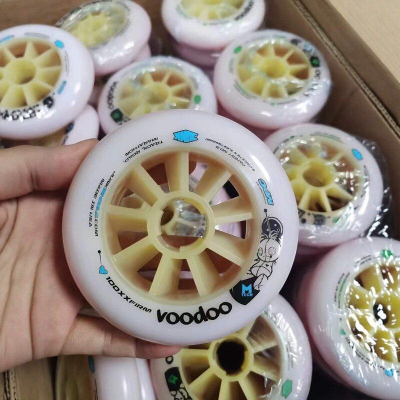 美国Voodoo巫毒速滑轮双硬度竞速轮专业马拉松轮滑轮子MPC轮子
