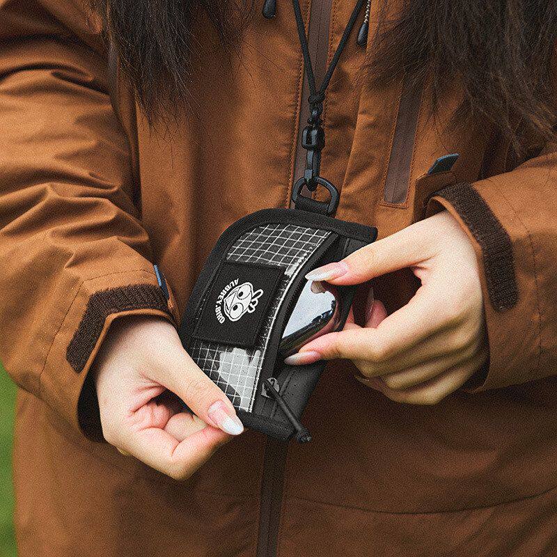 AubreyBird 轻便防水可挂脖可挂包蓝牙耳机包数据线卡迷你收纳包