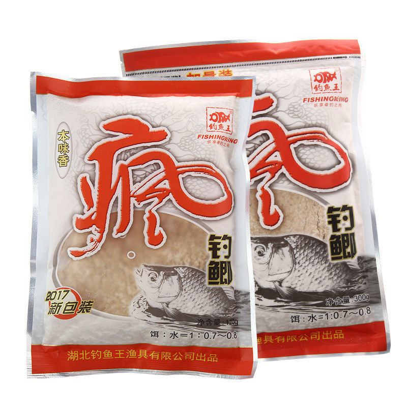 钓鱼王疯钓鲫本味香加量装鱼饵