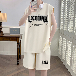 2026初高中学生青少年宽松速干透气短袖 夏季 新款 男生运动套装 短裤