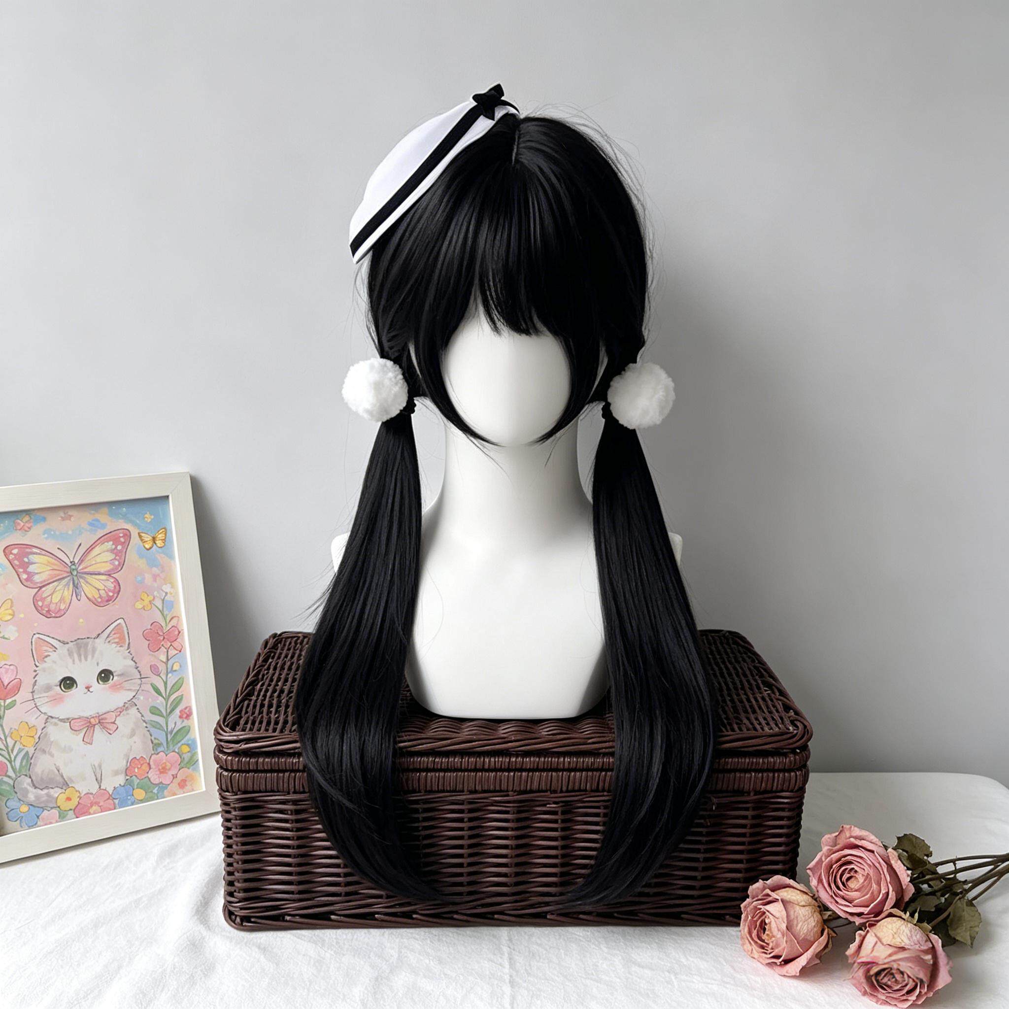 假发女少萝双马尾日系lolita少女