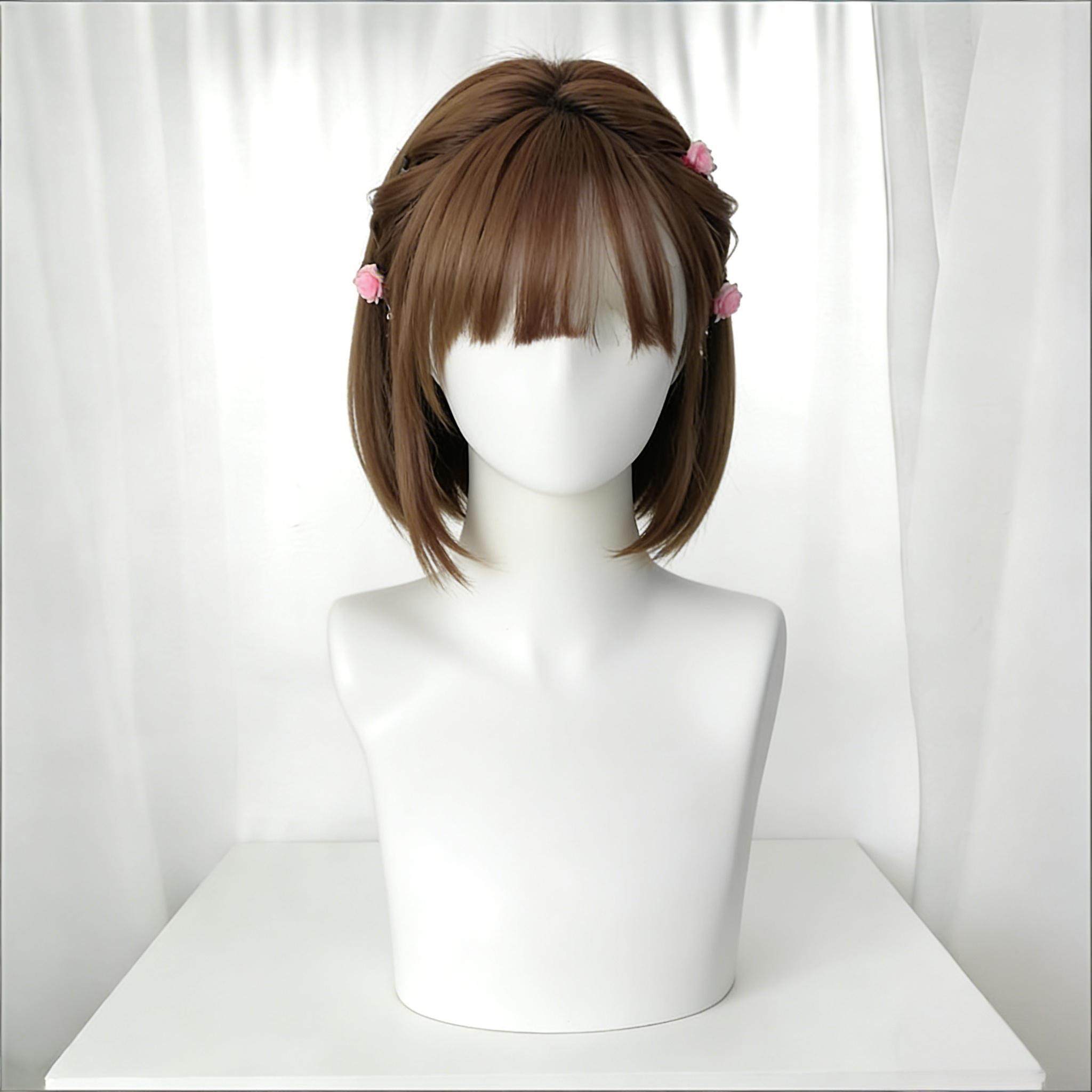 学生假发波波头女自然仿真jk甜美lolita短发日常洛丽塔棕色全头套,美发护发/假发,日常整顶假发,淘宝优惠券,粉丝福利购,淘宝优惠卷