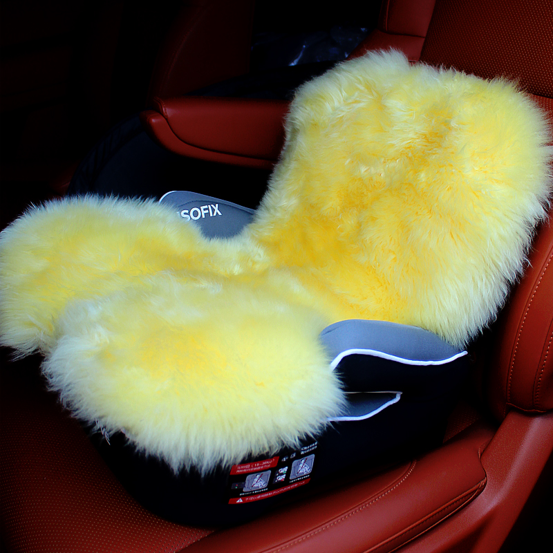 适合宝得适好孩子感恩安全座椅童车推车宝宝椅溜娃冬季纯羊毛坐垫