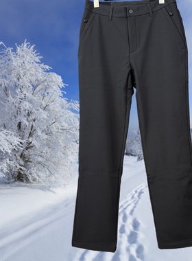 探路者软壳裤女士加绒保暖裤外穿秋冬户外休闲裤TAMMBN92746-G01X